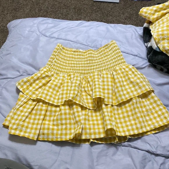 Mable yellow gingham two piece - Picture 5 of 9
